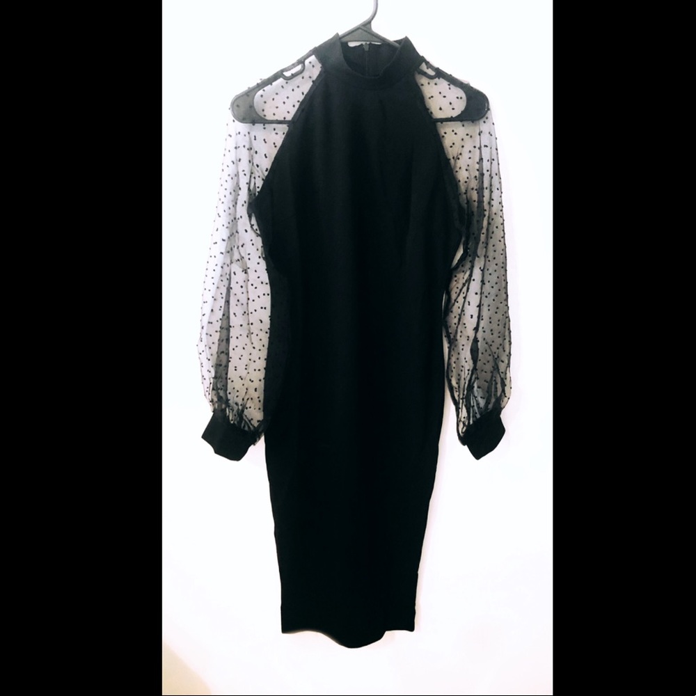 Black cocktail dress. - Picture 2 of 4